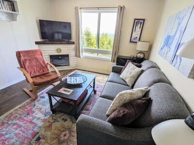 Living Room with Fireplace